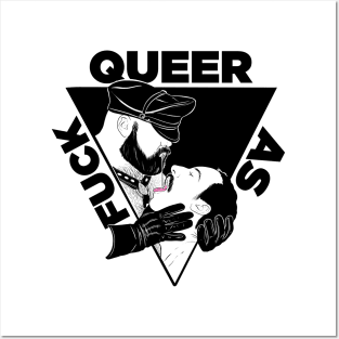Queer AF - light Tee Posters and Art